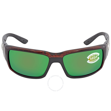 Costa Del Mar Fantail Green Mirror Polarized Medium Fit Sunglasses TF 10 OGMP TF 10 OGMP