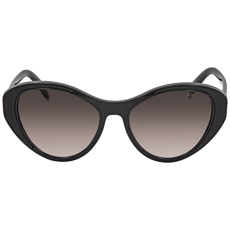 Prada Grey Gradient Plastic Cat Eye Ladies Sunglasses PR 14US 1AB0A7