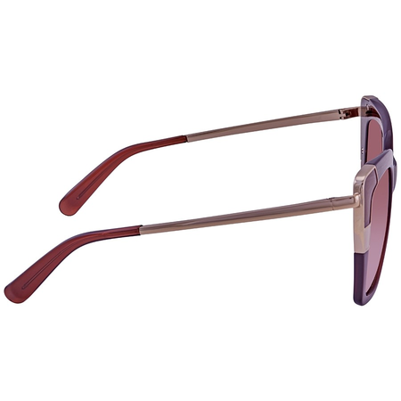 Ferragamo Brown Gradient Cat Eye Ladies Sunglasses SF889S 210 52