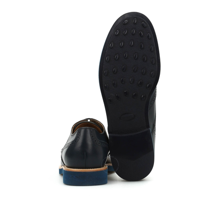 Tod's Men's Classic Brogue Shoes in Blue XXM0WP00C10BR0U801