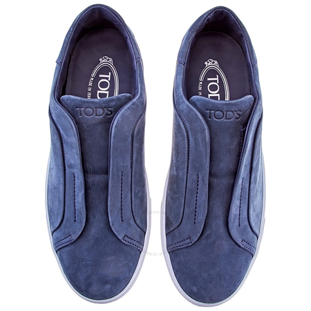 Tod's Men's Slip On Men's Sneakers Blue All Elast Casst Sprtv Lgr, Brand Size 6 UK ( US Size 7 ) XXM0XY0T2005IPU806