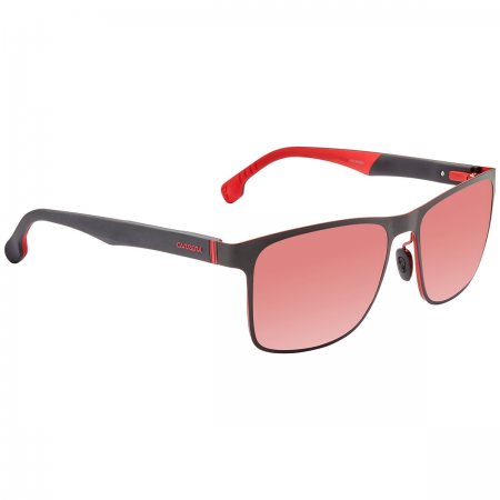Carrera Burgundy Polarized Rectangular Sunglasses 8026/S 0BLX 57