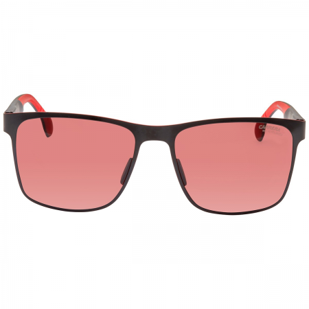 Carrera Burgundy Polarized Rectangular Sunglasses 8026/S 0BLX 57