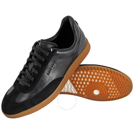 Cole Haan Men's GrandPr Turf Sneaker in Black Tumbled- Black Suede C29162