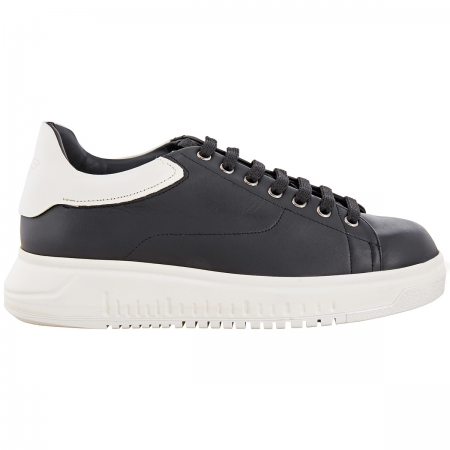 Emporio Armani Men's Black Platform Sneakers X4X159-XL544-C11