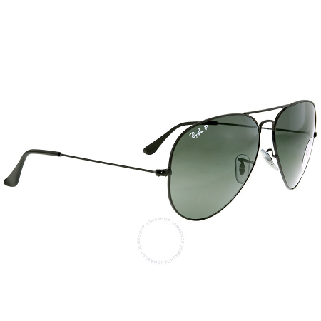 Ray Ban Aviator Classic Polarized Green Classic G-15 Sunglasses RB3025 002/58 62-14 RB3025 002/58 62-14