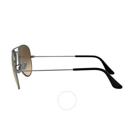 Ray Ban Ray-Ban Aviator Metal Silver Grey 55mm Large Sunglasses RB3025 003/32 55-17 RB3025 003/32 55-17