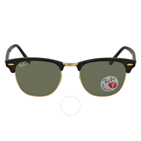 Ray Ban Clubmaster Classic Green Classic Polarized G-15 Sunglasses RB3016 901/58 51