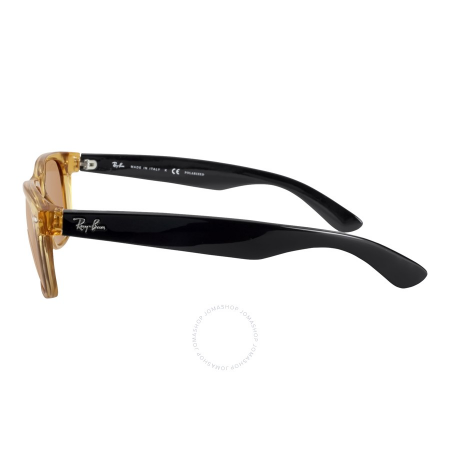 Ray Ban New Wayfarer Polarized Brown Sunglasses RB2132 945/57 55-18