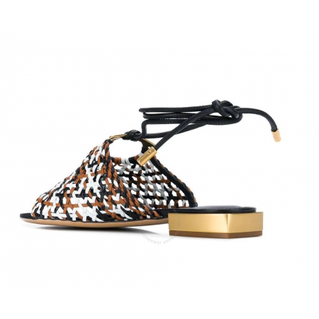 Salvatore Ferragamo Gancini Mirror-heel Sandals 01P360 705586