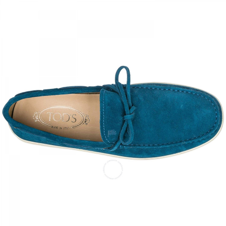 Tod's Men's Grained Leather Loafers in Abyss XXM0YT00050RE0T603