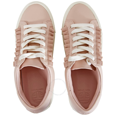 Tory Burch Ladies Pink Ruffle Sneakers 36558-651