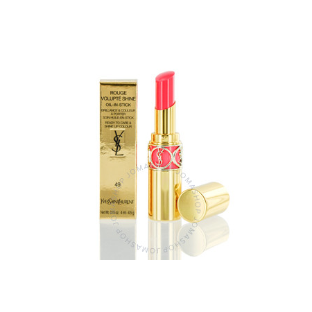 Saint Laurent Ysl / Rouge Volupte Shine Oil-in-stick Lipstick No.49 Rose 0.15 oz (4 ml) 3614271280305