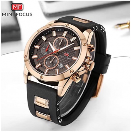 Đồng hồ nam chính hãng Mini Focus sang trọng - Color: Brown NEW