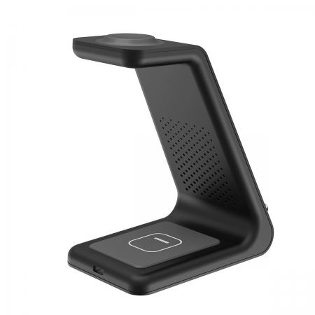 3 in 1 Wireless Charging Station Fast Qi Charger Stand for