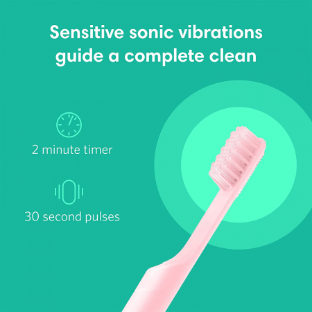 Bàn chải pin Quip Smart Electric Toothbrush - Pink
