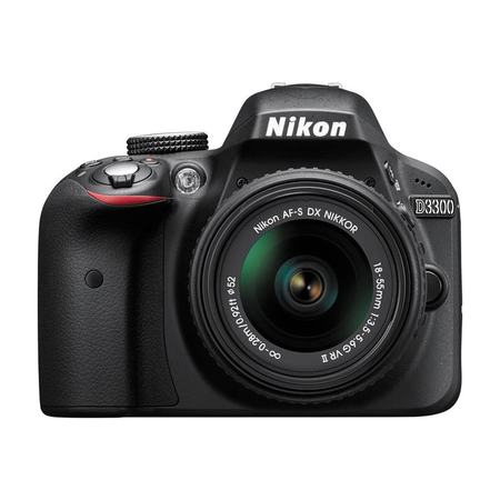 Nikon D3300 DSLR 24.2 MP HD 1080p Digital Camera with 18-55mm Lens, 52mm Deluxe Filter Kit, Deluxe Gadget Bag, and 16GB SD Memory Card
