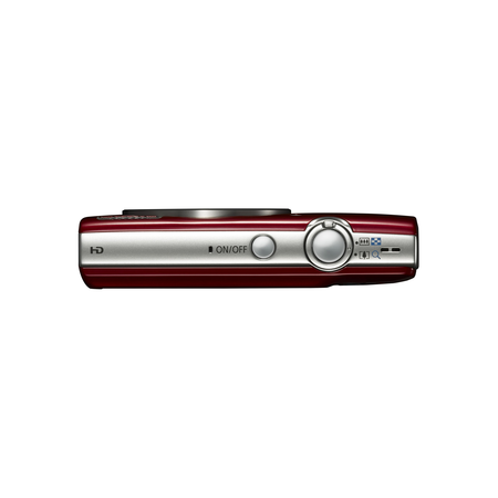 Canon PowerShot ELPH 180 (Red) with 20.0 MP CCD Sensor and 8x Optical Zoom