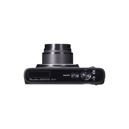 Canon 0111C001 PowerShot SX610 HS, Wi-Fi Enabled - Black