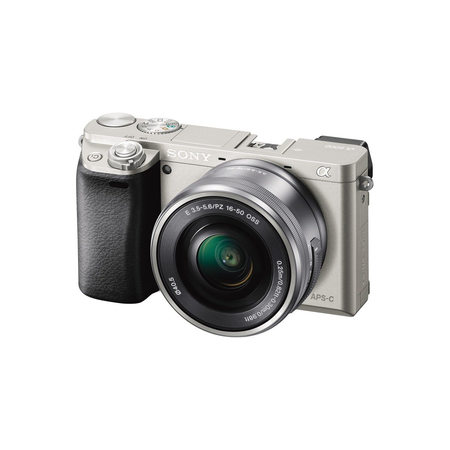 Sony Alpha ILCE6000L/S 24.3MP Mirrorless Digital Camera 4x 3.0 inch wide type TFT LCD (Silver)