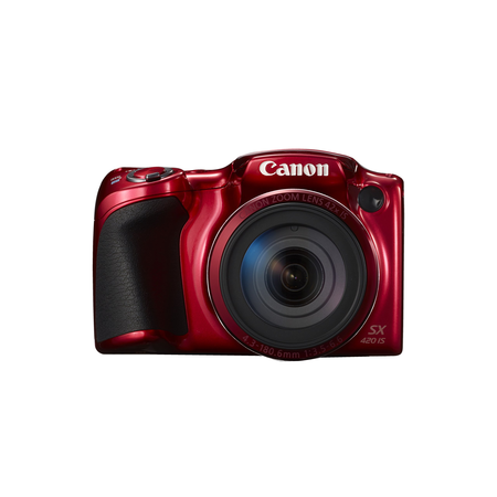 Canon PowerShot SX420 IS (Red) with 42x Optical Zoom and Built-In Wi-Fi