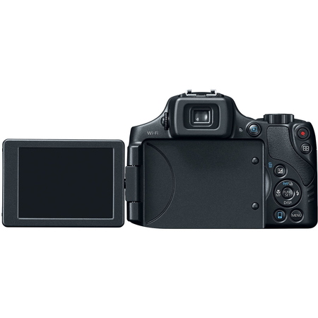 Canon Powershot SX60 16.1MP Digital Camera 65x Optical Zoom Lens 3-inch LCD Tilt Screen (Black) (Certified Refurbished)