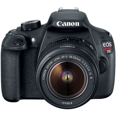 Canon EOS Rebel T5 EF-S 18-55mm IS II Digital SLR Kit (Certified Refurbished)