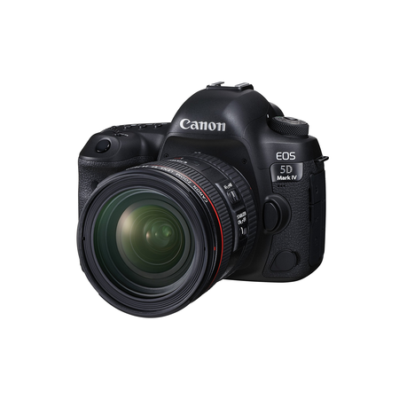 Canon EOS 5D Mark IV Full Frame Digital SLR Camera with EF 24-70mm f/4L IS USM LensCanon Speedlite 600EX II-RT