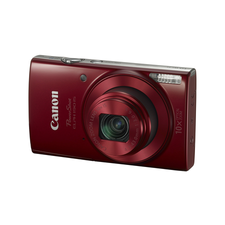 Canon PowerShot ELPH 190 IS (Red) with 10x Optical Zoom and Built-In Wi-Fi