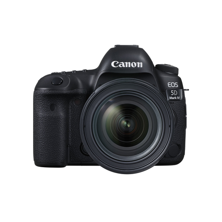 Canon EOS 5D Mark IV Full Frame Digital SLR Camera with EF 24-70mm f/4L IS USM LensCanon Speedlite 600EX II-RT