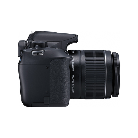 Canon EOS Rebel T6 Digital SLR Camera Kit with EF-S 18-55mm and EF 75-300mm Zoom Lenses (Black) + Lexar 128GB Memory Card