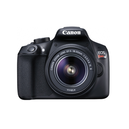 Canon EOS Rebel T6 Digital SLR with 18-55mm and 55-250mm Lenses, 16GB Memory Card, AmazonBasics DSLR Bag and AmazonBasics 67-inch Monopod