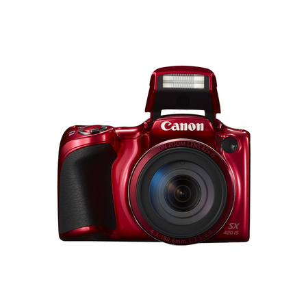 Canon PowerShot SX420 IS (Red) with 42x Optical Zoom and Built-In Wi-Fi