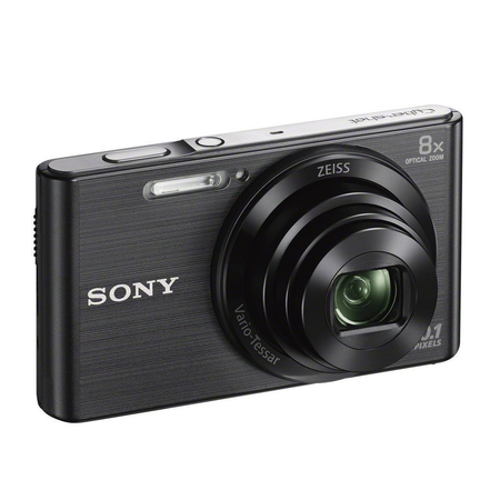 Sony DSCW830/B 20.1MP Digital Camera with 2.7" LCD (Black) (Certified Refurbished)