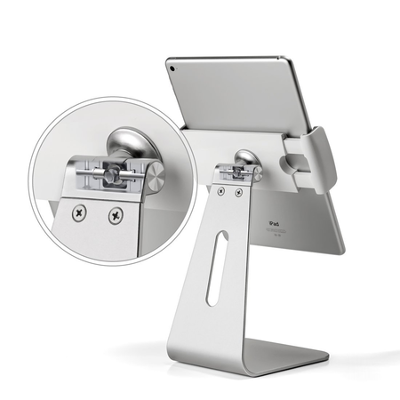 Viozon ipad Pro Stand, Tablet Holder Stand 360° Rotatable Aluminum Alloy Desktop Holder Tablet Stand