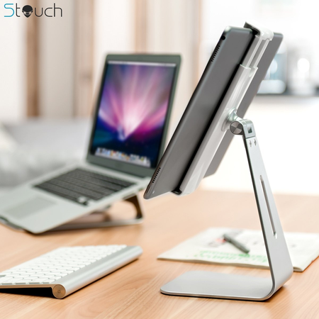 iPad Pro Tablet Holder Stand, Stouch 360° Rotatable Aluminum Alloy Desktop Holder Tablet Stand for Samsung Galaxy Tab Pro S iPad Pro 9.7" 12.9''