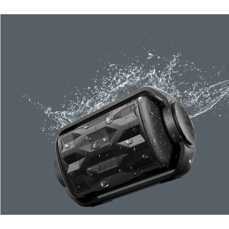 Loa Philips BT2200B/27 Shoqbox Mini Rugged Compact Wireless Waterproof Outdoor or Shower Portable Bluetooth Speaker (Black)