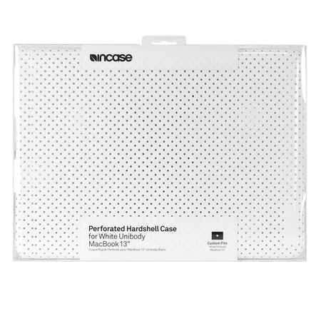 Incase CL57471 Perforated Hardshell Case for White Unibody MacBook 13" (White Gloss)