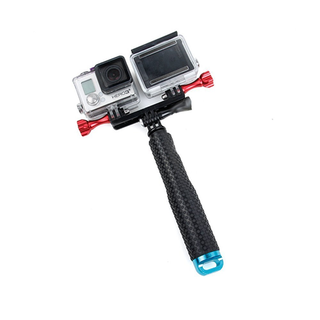 Accmor Dual Hero Mount Adapter for GoPro Hero4 Hero3+ Hero3 Hero2 Hero Black/ Silver Cameras - fits GoPro Monopod Selfie Stick and Most GoPro Hero Accessories