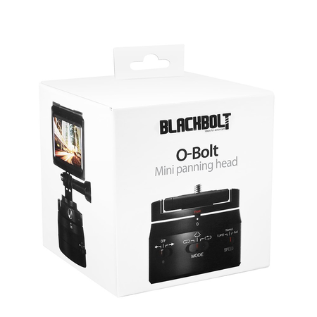 Motorized Panning Head Gopro Action Cam Timelapse Variable Speeds and Built-in Rechargeable Battery Blackbolt O-bolt 360 Degree Rotator