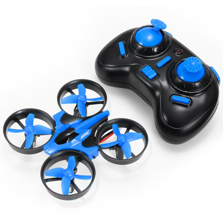 REALACC H36 Mini Quadcopter Drone 2.4G 4CH 6 Axis Headless Mode Remote Control UFO Nano Quadcopter RC Toy RTF Mode 2 (Blue)