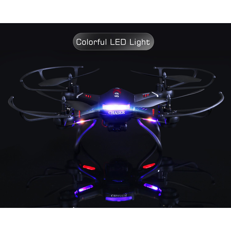 Holy Stone F181 RC Quadcopter Drone with HD Camera RTF 4 Channel 2.4GHz 6-Gyro Headless System Black (Upgraded with Altitude Hold Function)
