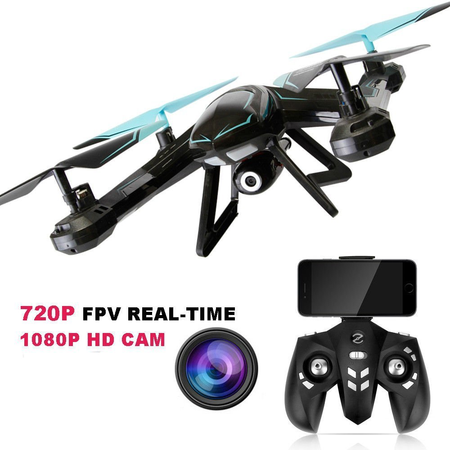 KingPow RC Drone 2.4GHz FPV VR Wifi RC Quadcopter 6-Axis Gyro Remote Control Drone with 2MP HD Camera