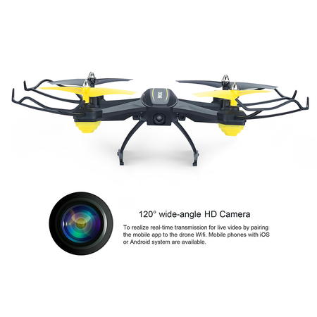HASAKEE H3 FPV RC Drone with HD Live Video Wifi Camera and Headless Mode 2.4GHz 6-Axis Gyro Quadcopter with Altitude Hold,FPV Phone Control and Gravity Sensor RTF Function,BONUS BATTERY