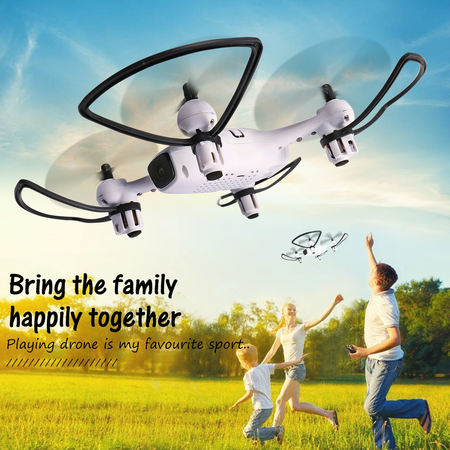 Cellstar RC Helicopter Drone with Altitude Hold A Key 360º 4-Ways Flips and Rolls 2.4 Ghz 6-Axis Gyro Quadcopter Durable and Anti-impact for Kids or Beginners
