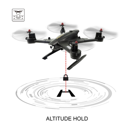 Drone with Camera Live Video FPV WiFi Drones RC Quadcopter Headless Altitude Hold 2.4G 4CH 6 Axis Remote Control Foldable Helicopter One Key Return Gravity Sensor
