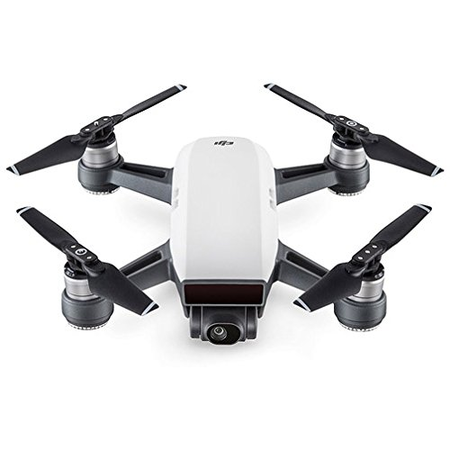 DJI Spark Alpine White Quadcopter Drone 32GB Essentials Bundle