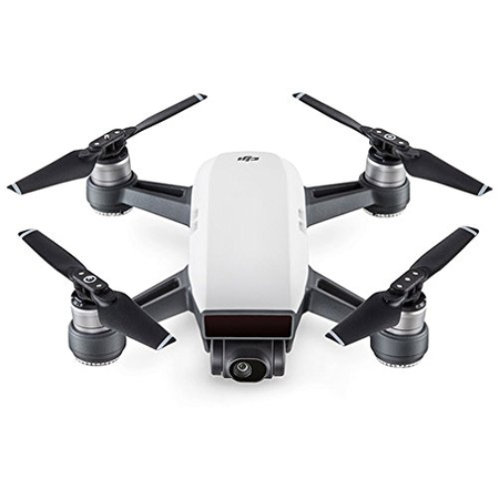 DJI Spark Alpine White Quadcopter Drone 32GB Photo Expedition Bundle