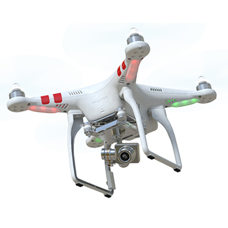 DJI Phantom 2 Vision+ V3.0 Quadcopter with FPV HD Video Camera and 3-Axis Gimbal (White)