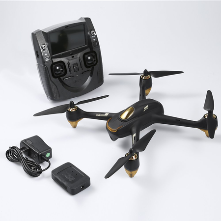 Hubsan H501S X4 4 Channel GPS Altitude Mode 5.8GHz Transmitter 6 Axis Gyro 1080P FPV Brushless Quadcopter Mode 2 RTF ( Black)